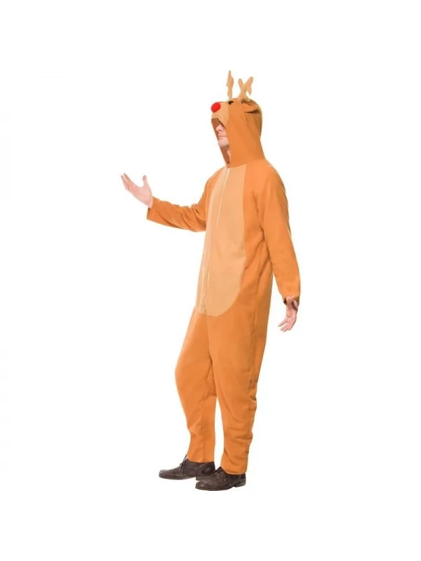 Smiffys Déguisement Renne De Noël Adulte (combinaison Avec Capuche) – Image 5