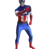 Marvel Déguisement Seconde Peau Captain America (Homme)