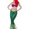 Smiffys Déguisement Sirène Sexy (robe Longue Sequins Et Pince Cheveux)