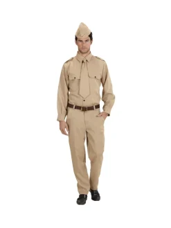 WIDMANN Déguisement Soldat WW2 Homme (chemise, Pantalon, Cravate, Chapeau)