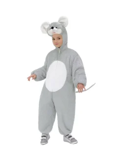 WIDMANN Déguisement Souris Enfant (combinaison à Capuche/masque)