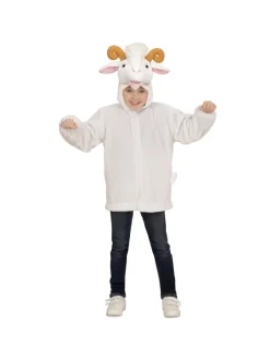 WIDMANN Déguisement Veste Peluche à Capuche Avec Tête D'agneau