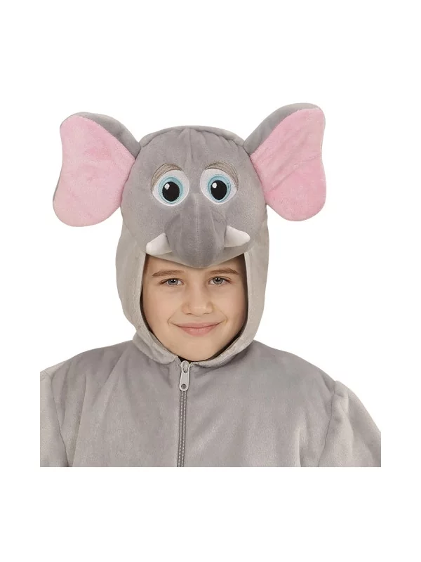 WIDMANN Déguisement Veste Peluche à Capuche Avec Tête D'éléphant – Image 2