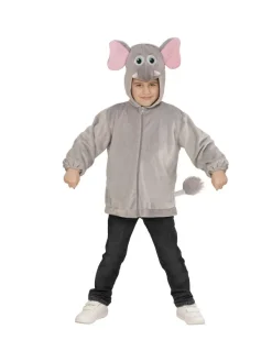 WIDMANN DĂ©guisement Veste Peluche Ă Capuche Avec TĂȘte D'Ă©lĂ©phant