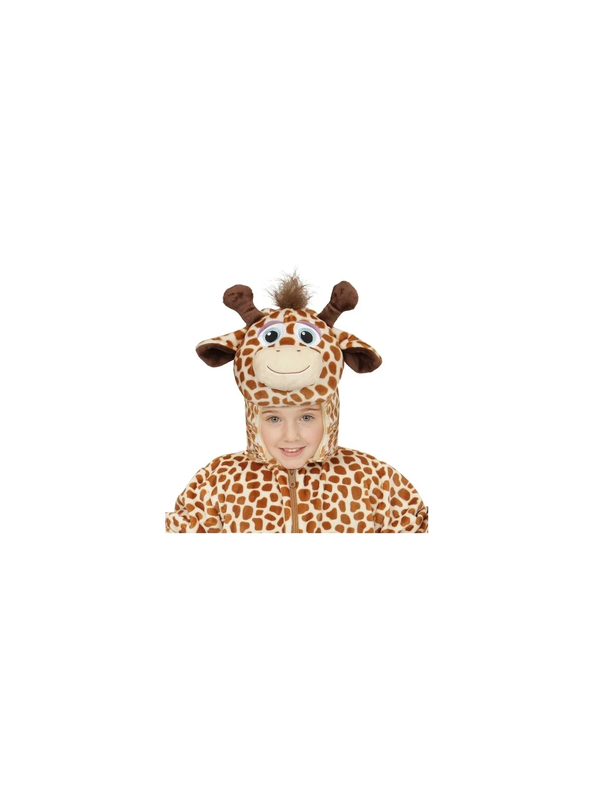 WIDMANN Déguisement Veste Peluche à Capuche Avec Tête De Girafe – Image 2