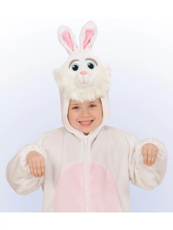 WIDMANN Déguisement Veste Peluche à Capuche Avec Tête De Lapin – Image 2