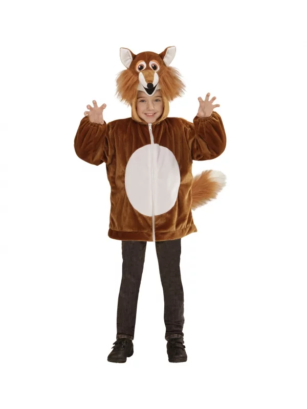 WIDMANN Déguisement Veste Peluche à Capuche Avec Tête De Lion