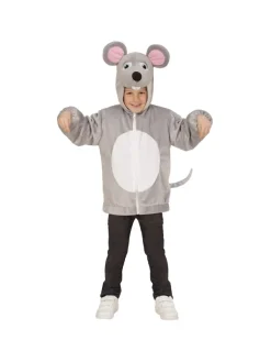 WIDMANN Déguisement Veste Peluche à Capuche Avec Tête De Souris