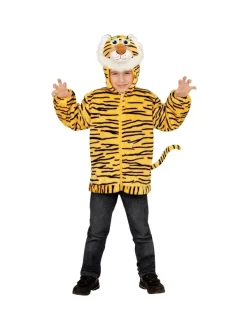 WIDMANN Déguisement Veste Peluche à Capuche Avec Tête De Tigre
