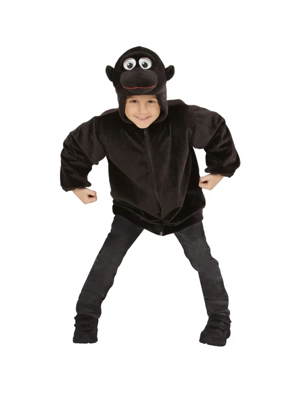 WIDMANN Déguisement veste Peluche à Capuche Avec Tête De Gorille