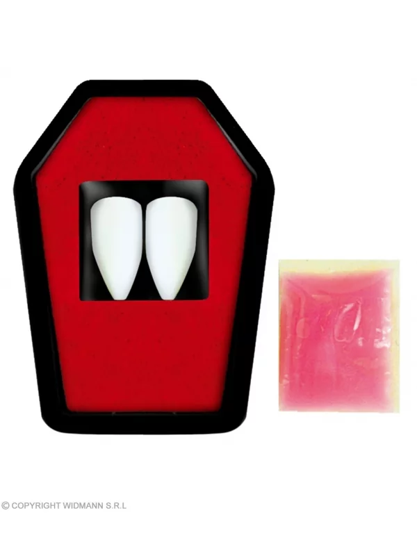 WIDMANN Dents De Vampire (2 Canines Et 0,6 Ml Colle Fixant) – Image 5