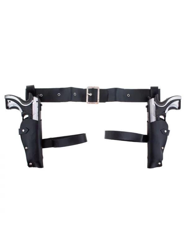 Double Holsters De Cuisse Avec 2 Pistolets