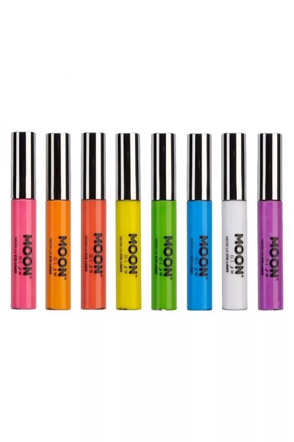 Smiffys Eye-Liner UV Néon Vert Intense - Moon Glow – Image 2