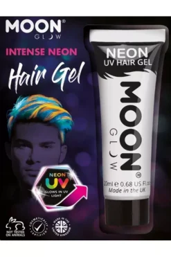 Smiffys Gel UV Néon Blanc Intense – Moon Glow