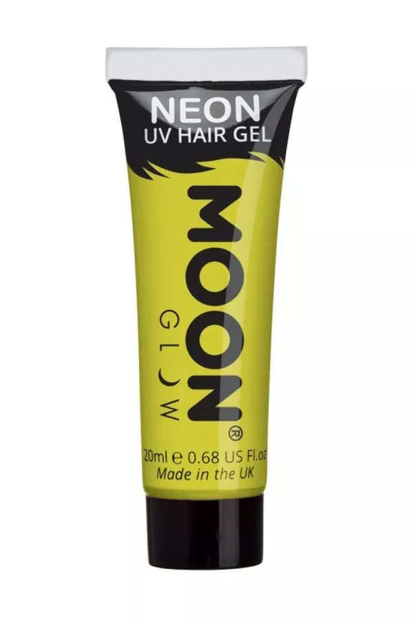 Smiffys Gel UV Néon Jaune Intense – Moon Glow – Image 2