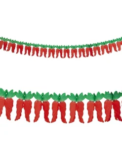 WIDMANN Guirlande Mexicaine Piment Rouge - 3m