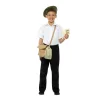 Smiffys Kit Accessoires Enfant Seconde Guerre Mondiale (le Chapeau, Le Sac Et Le Carnet De Rationnement)