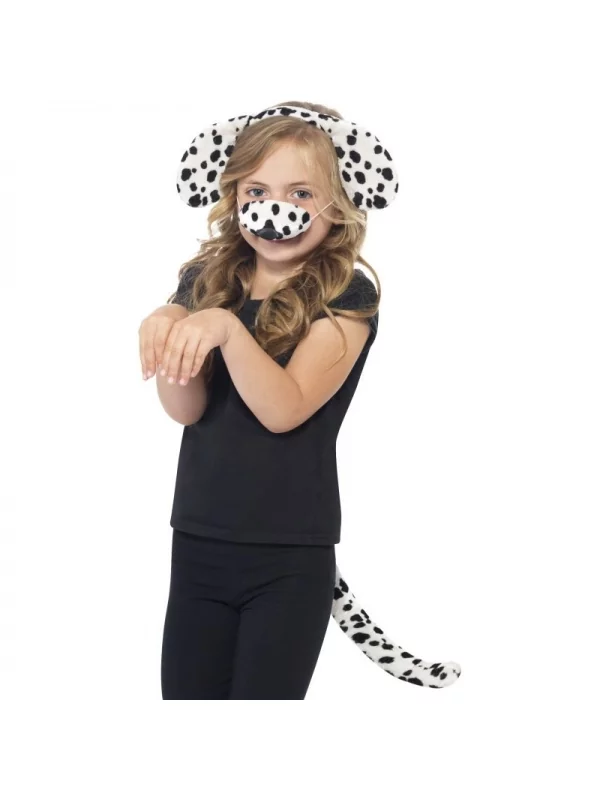 Smiffys Kit Dalmatien (serre-tĂȘte Oreilles, Nez Et Queue)
