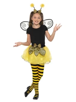 Smiffys Kit Enfant Bourdon Noir Et Jaune (tutu, Ailes Et Serre-tête)