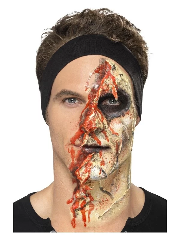 Smiffys Kit Latex Liquide Zombie (maquillage 4 Couleurs Et éponges, 4 X 29,57 Ml) – Image 5