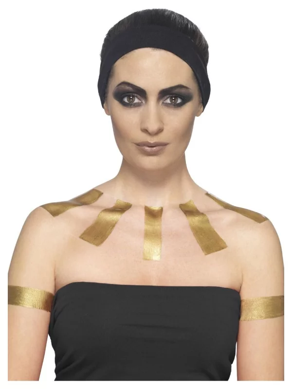 Smiffys Kit Latex Métallique Or Et Argent (1 X29,57 Ml, Maquillage Or Et Argent, 2 éponges) – Image 8