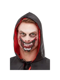 Smiffys Kit Maquillage à L'eau Bouche Coupée (maquillage, Sang, Transferts, éponge Et Applicateur)