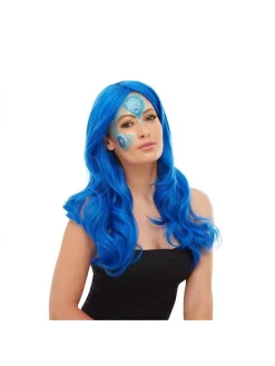 Kit Maquillage Ă L'eau Paon (peinture Visage, Pot Paillettes, Applicateur)