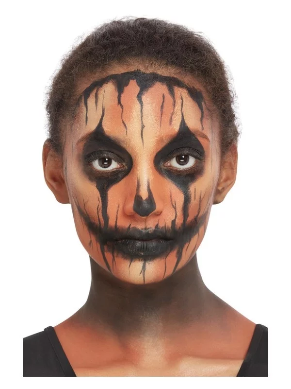 Smiffys Kit Maquillage Citrouille, Aqua (feuilles Pour Les Cheveux, Maquillage Visage Et Paillettes) â Image 3