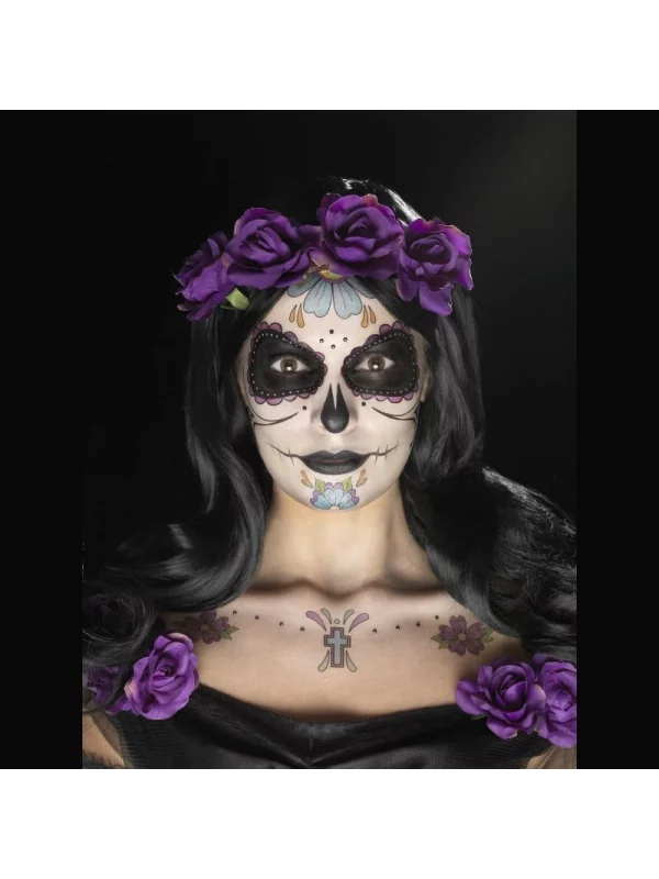 Smiffys Kit Maquillage Jour Des Morts Multicolore – Image 2