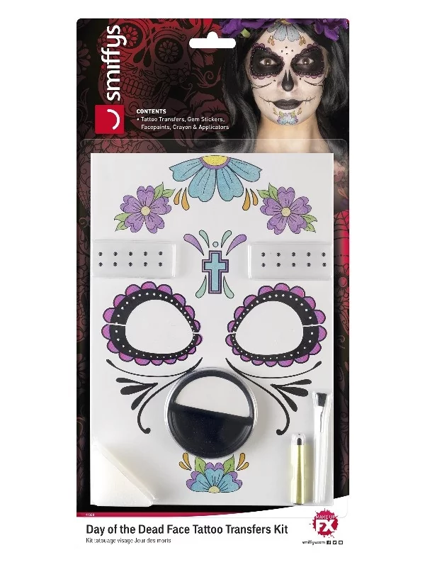 Smiffys Kit Maquillage Jour Des Morts Multicolore – Image 3