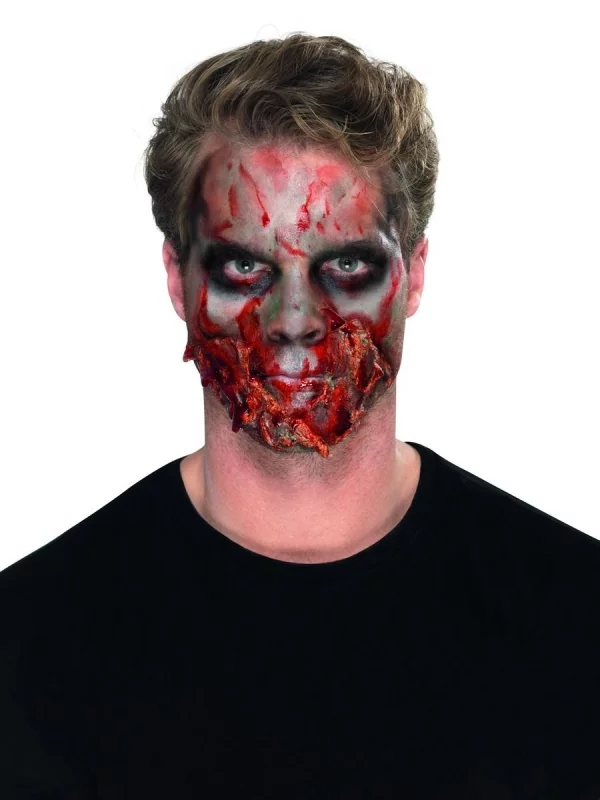 Smiffys Kit Maquillage Multicolore Zombie (peinture Visage, Latex Liquide, Sang) – Image 7