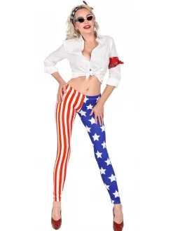 WIDMANN Leggins USA Femme Du S/M Au L/XL