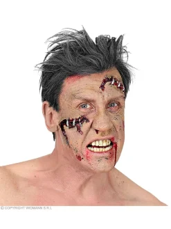 WIDMANN Lot De Deux ProthĂšses En Latex FX - Cicatrices Avec Agrafes