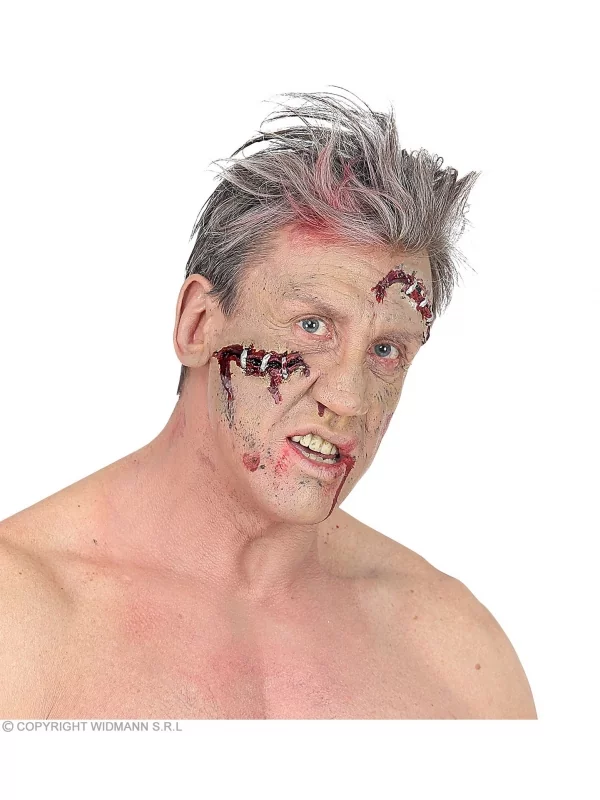 WIDMANN Lot De Deux Prothèses En Latex FX - Cicatrices Avec Agrafes – Image 5