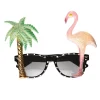 WIDMANN Lunettes Fantaisies Tropicales Avec Flamand Rose Et Palmier