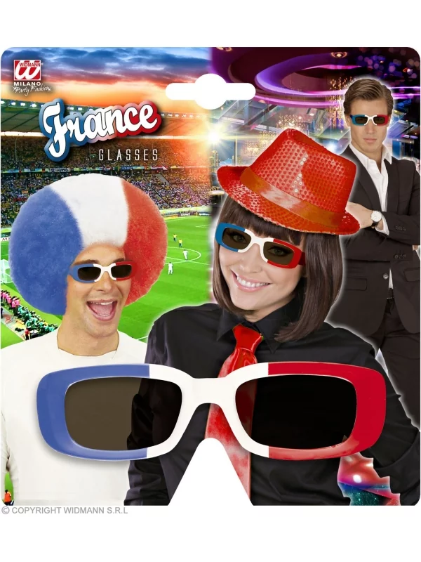WIDMANN Lunettes FRANCE Bleu, Blanc, Rouge – Image 2