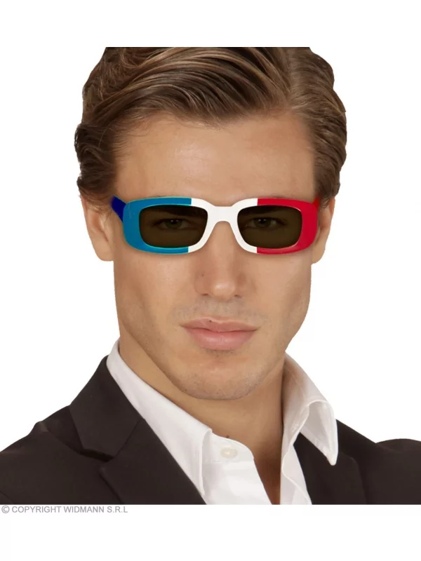 WIDMANN Lunettes FRANCE Bleu, Blanc, Rouge – Image 3