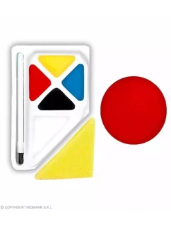 WIDMANN Maquillage Clown Enfant Avec Nez Rouge