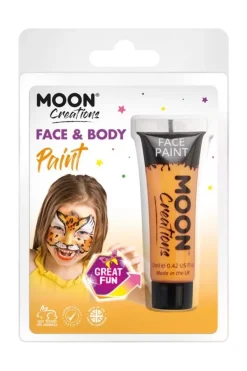 Smiffys Maquillage Moon Créations, Visage Corps Orange, 12ml
