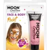 Smiffys Maquillage Moon Créations Visage Et Corps Rose, 12 Ml