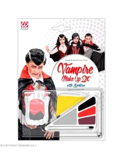 WIDMANN Maquillage Pour Vampire Avec Dentier