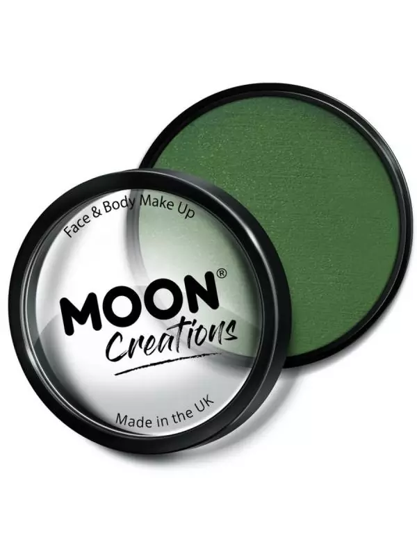 Smiffys Maquillage Pro Visage Vert Armée - Cosmic Moon