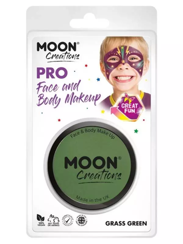 Smiffys Maquillage Pro Visage Vert - Cosmic Moon – Image 3