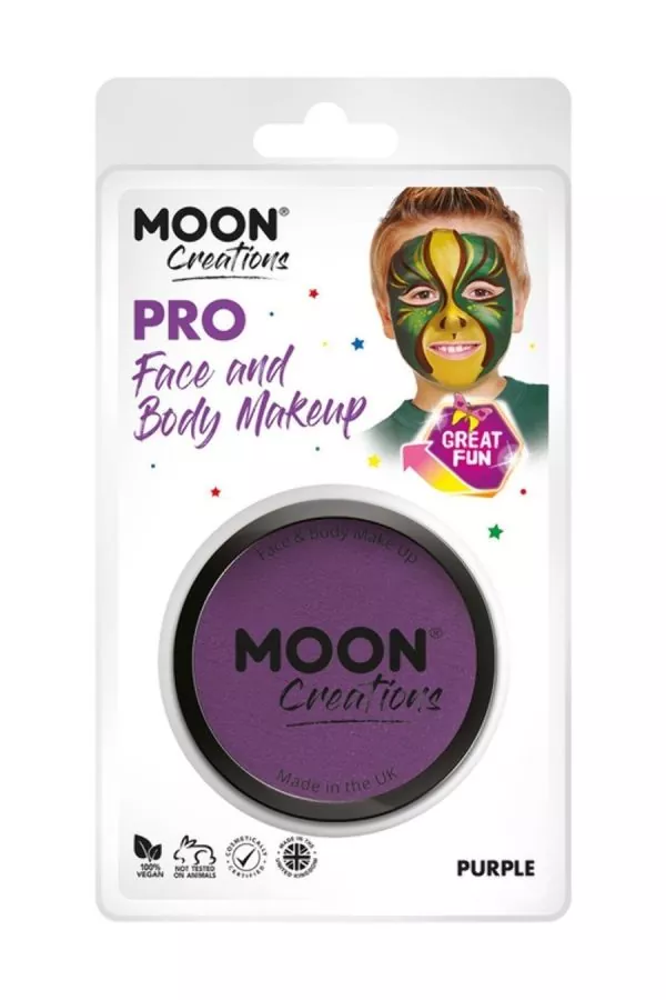 Smiffys Maquillage Pro Visage Violet - Cosmic Moon – Image 4