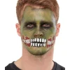 Smiffys Maquillage Zombie (transfert Bouche, Maquillage Vert, Crayon, Faux Sang Et éponge)