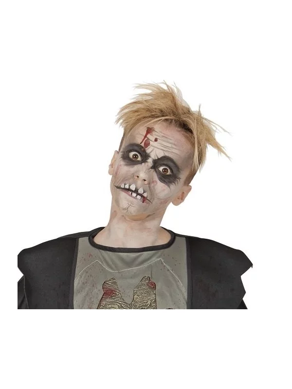 WIDMANN Maquillage Zombie Visage Et Corps (4 Crayons, 2 Fards, 1 Applicateur) â Image 3