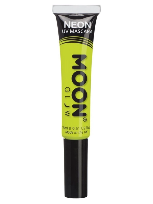 Smiffys Mascara UV Néon Jaune Intense - Moon Créations
