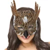 WIDMANN Masque De Hibou En Plumes Pour Adulte