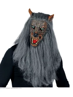 WIDMANN Masque Intégral Latex Avec Fourrure De Loup-garou Pour Adulte