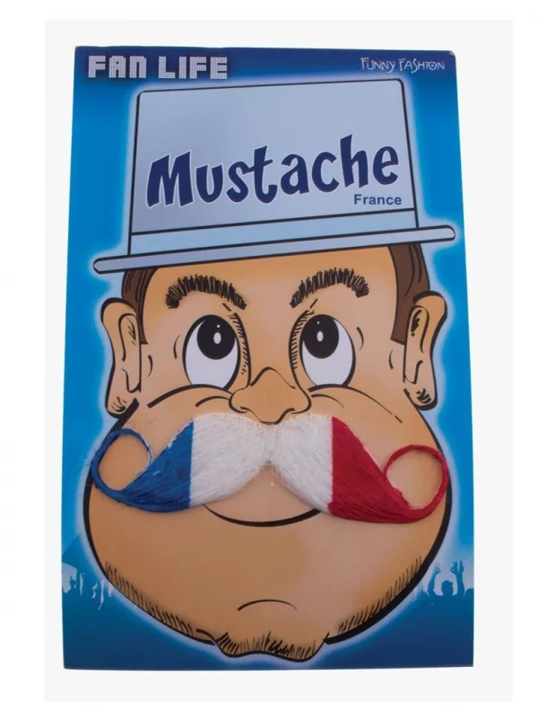 ESPA - Funny Fashion Moustache Bleu, Blanc, Rouge - France – Image 2